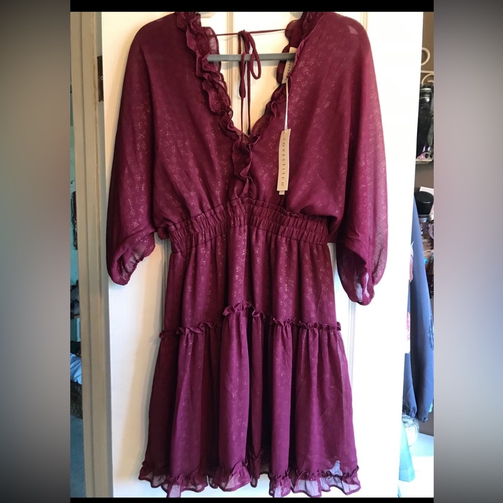 NEW!  LOVE STITCH Boho Dress